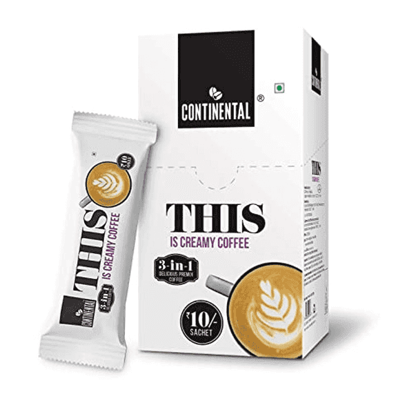 continental this is creamy coffee (white) 180 gm 