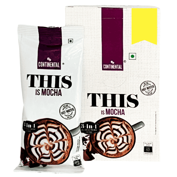 continental this is mocha 3-in-1 delicious premix coffee 6 sachets*22 gm