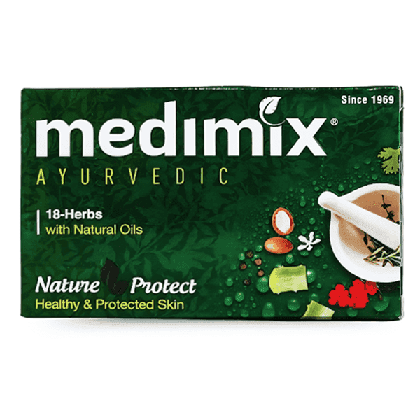 medimix ayurvedic nature protect 18-herbs soap set 3*125 gm