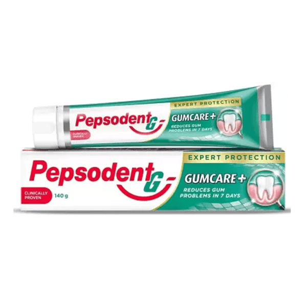 pepsodent gumcare+ expert protection tooth paste 140 gm