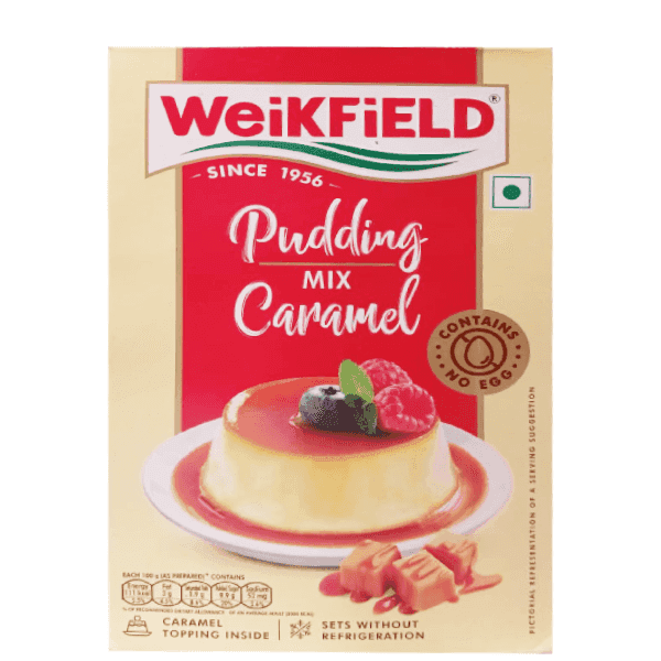 weikfield pudding mix caramel 70 gm
