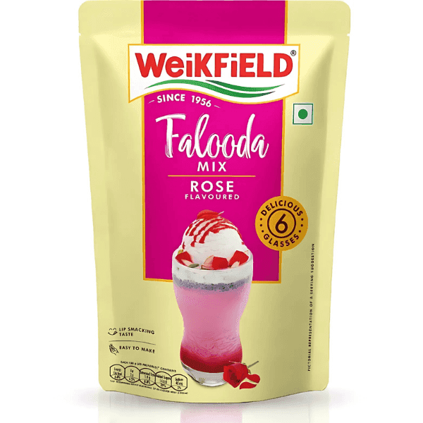 weikfield falooda mix rose 200 gm