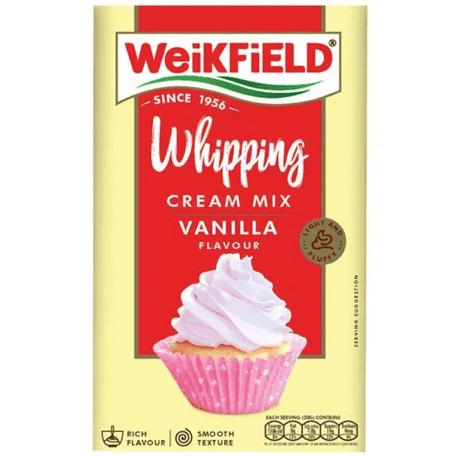 weikfield whipping creme mix vanilla flavoured 50 gm