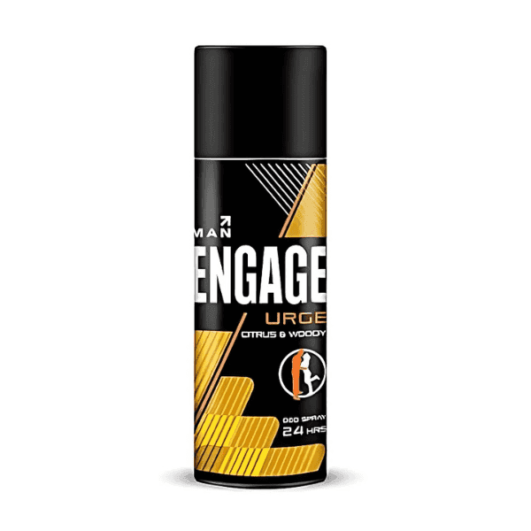 engage urge citrus & woody man deo spray 150 ml