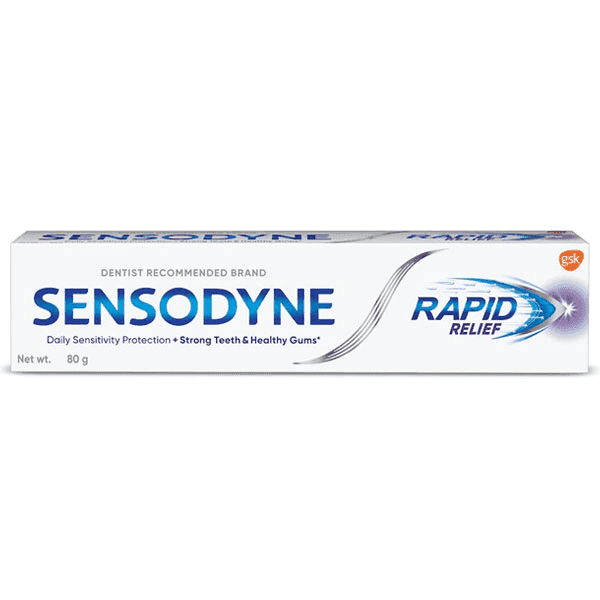 sensodyne rapid relief tooth paste 80 gm