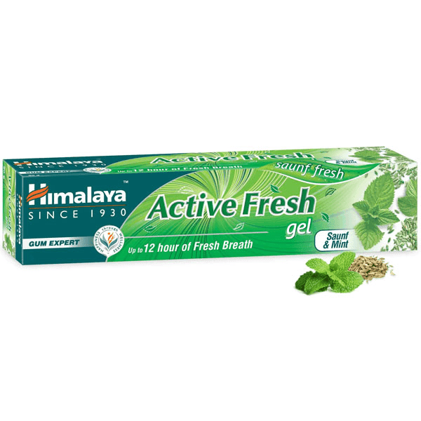 himalaya active fresh gel tooth paste 80 gm