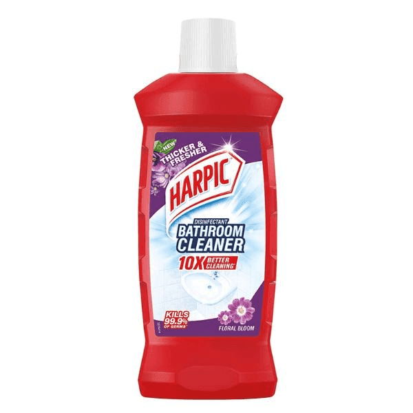 harpic floral bloom disinfectant bathroom cleaner 1 ltr