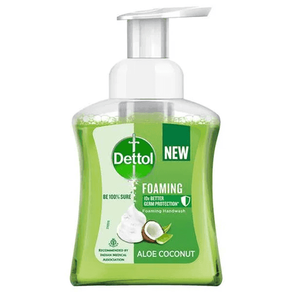 dettol aloe coconut foaming handwash 250 ml (pump)