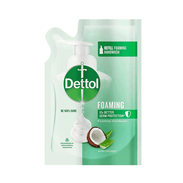 dettol aloe coconut foaming handwash 200 ml (refill)