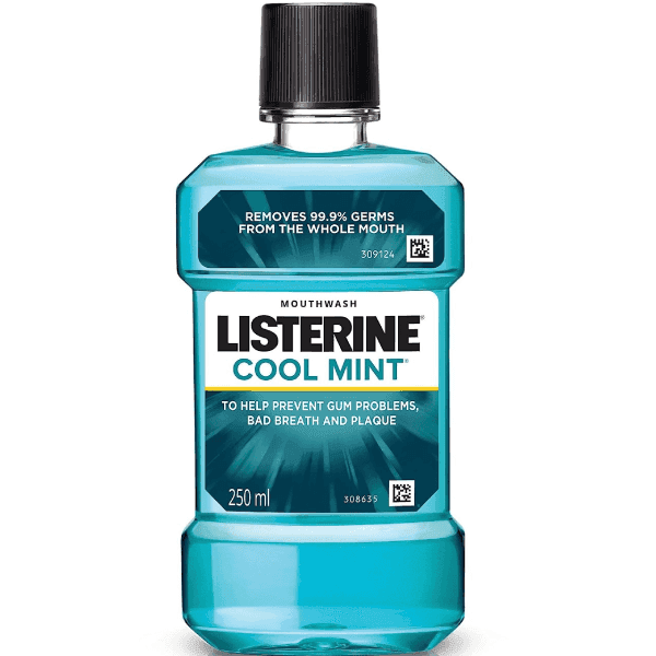 listerine cool mint mouthwash 250 ml