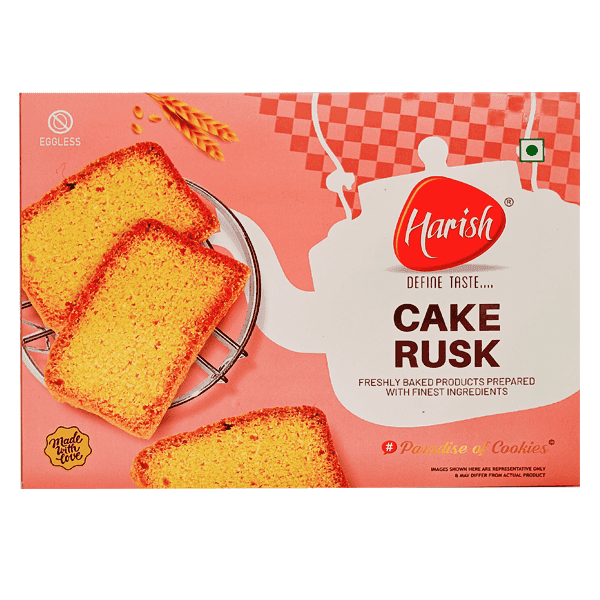 harish eggless cake rusk 300 gm
