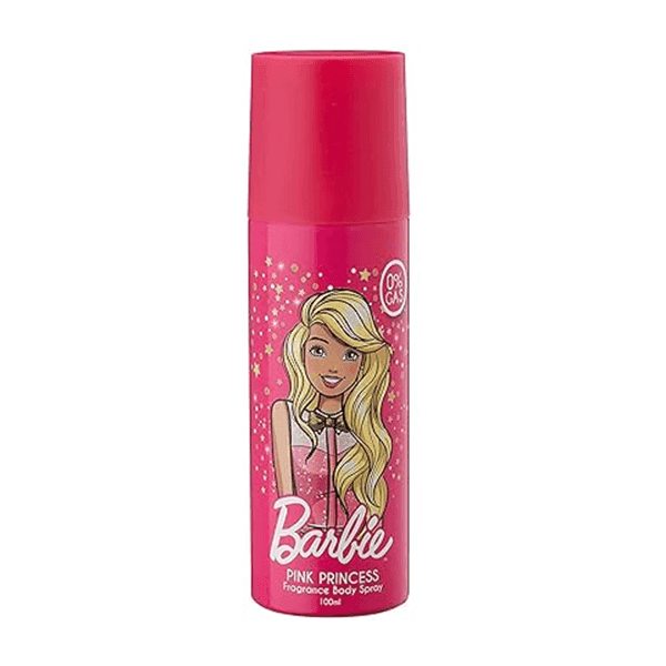 barbie pink princess fragrance body spray 100 ml