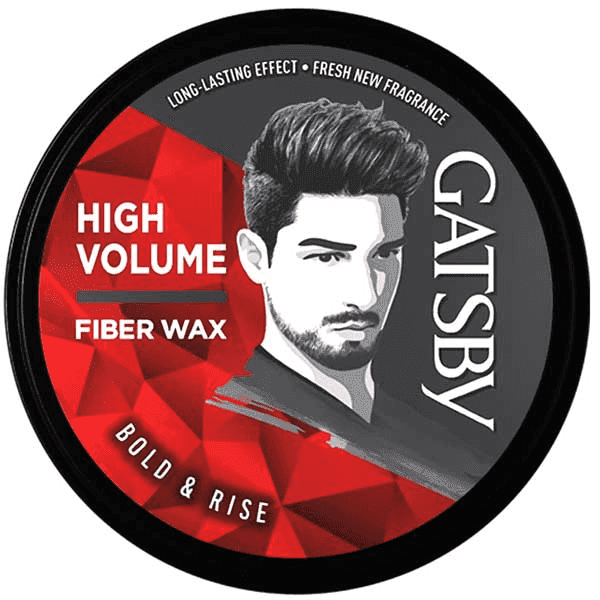 gatsby high volume bold & rise hair styling fiber wax 75 gm
