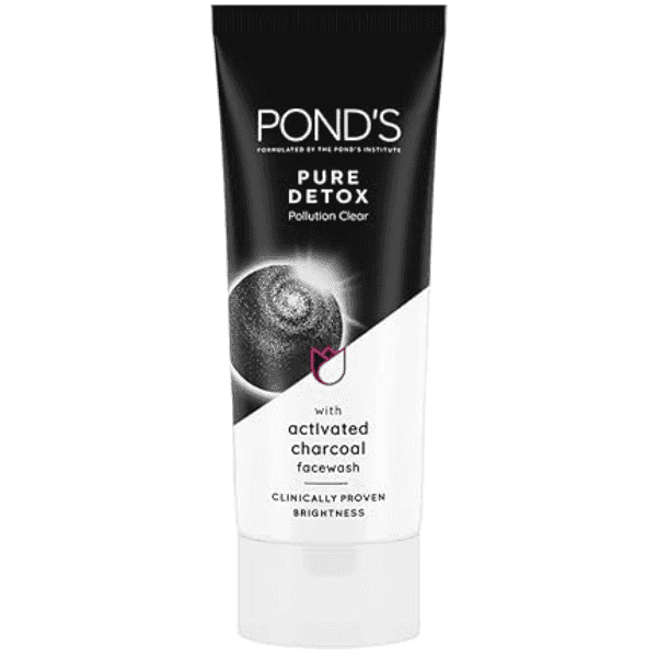 pond's pure detox activated charcoal face wash 200 gm