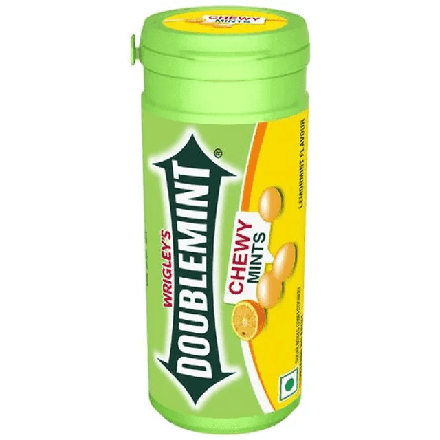 wrigley's doublemint lemonmint flavour chewy mints 30.4 gm