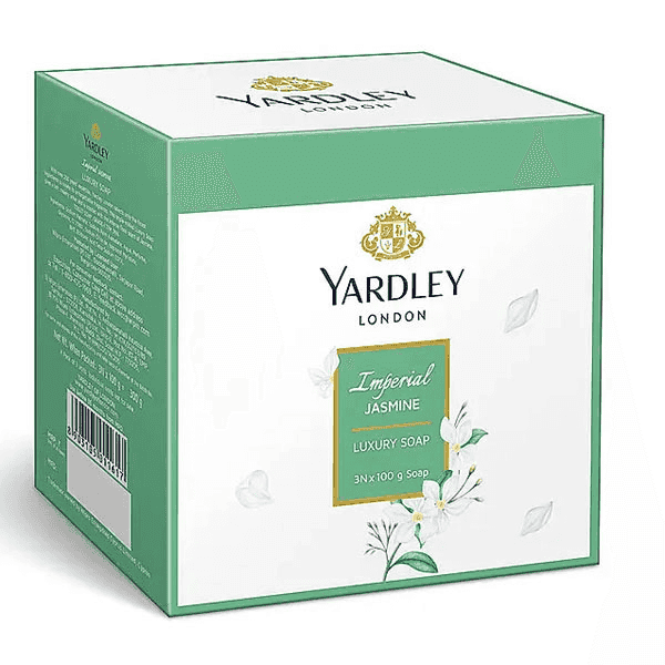 yardley imperial jasmine luxury soap set 3*100 gm