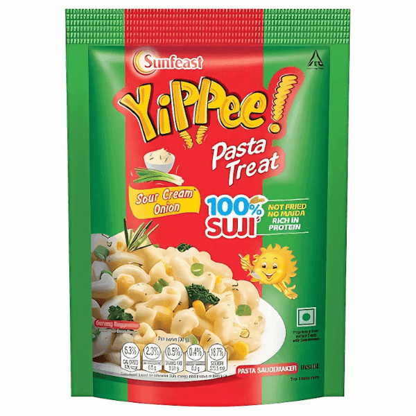 sunfeast yippee sour cream onion pasta treat 65 gm