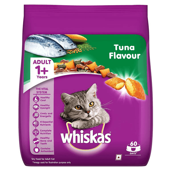 whiskas adult (1+ years) tuna flavour cat food 1.2 kg
