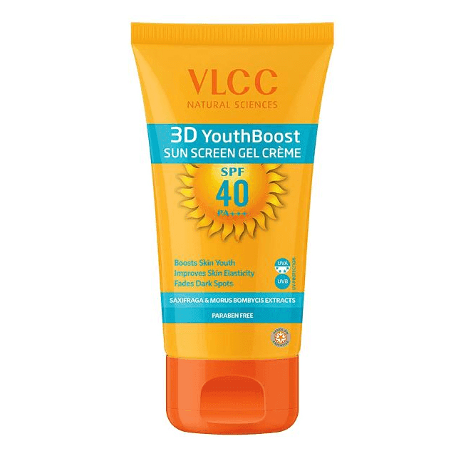 vlcc 3d youthboost spf 40 sun screen gel creme 50 gm