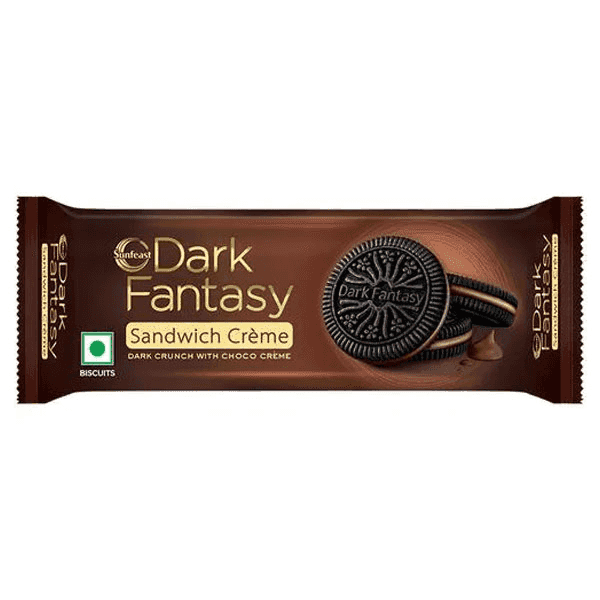 sunfeast dark fantasy choco creme biscuits 41.5 gm