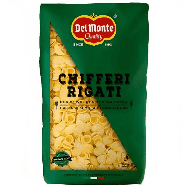 del monte chifferi rigati pasta 500 gm