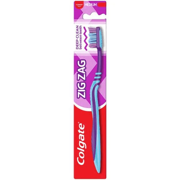 colgate zig zag deep clean tooth brush (medium) 1 pc