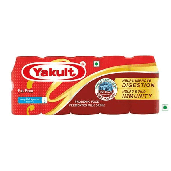 yakult probiotic food fermented milk drink (red) 5*65 ml