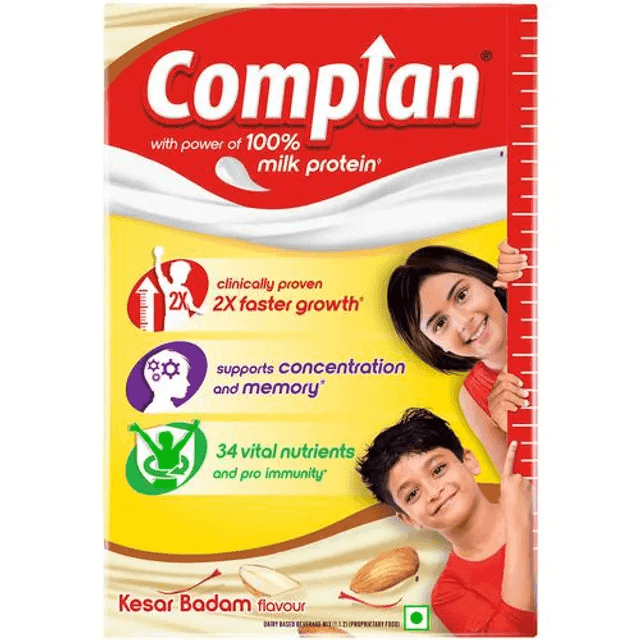 complan kesar badam milk drinks 500 gm (box)