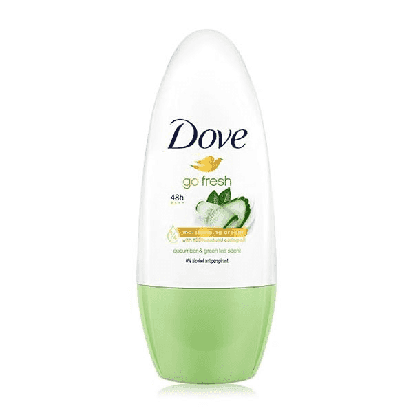 dove go fresh cucumber & green tea scent roll on 50 ml