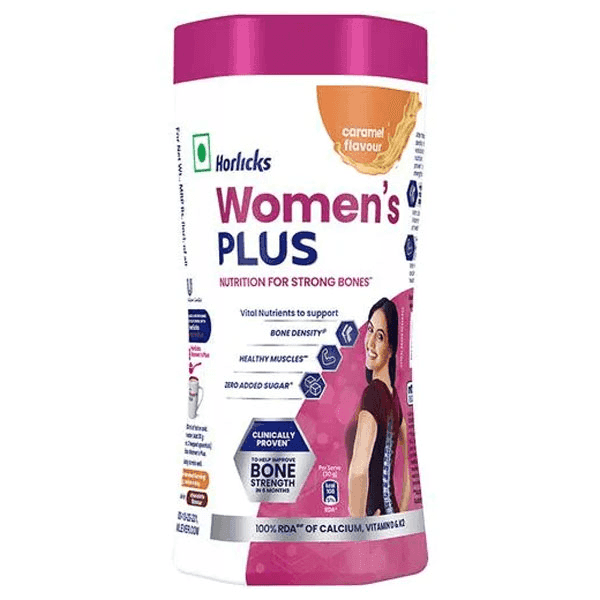 horlicks women's plus caramel flavour 400 gm (jar)