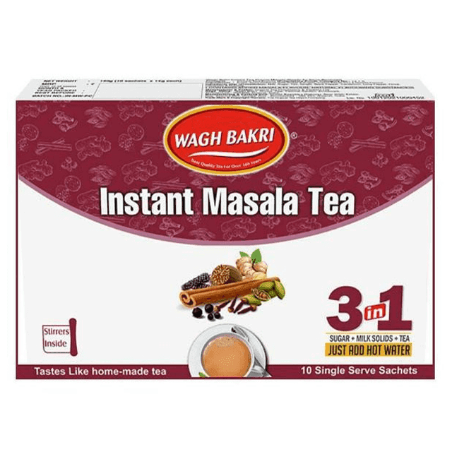 wagh bakri instant masala tea 3 in 1 140 gm