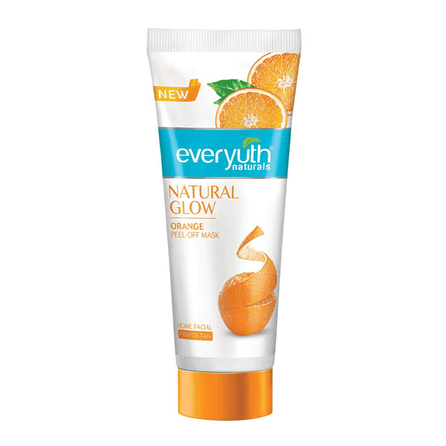 everyuth naturals natural glow orange peel-off mask 100 gm
