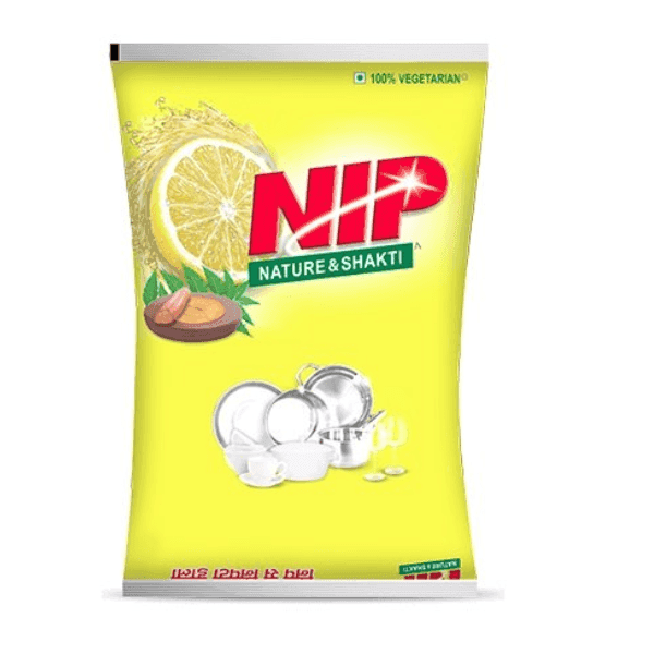 nip nature & shakti dishwash powder 625 gm