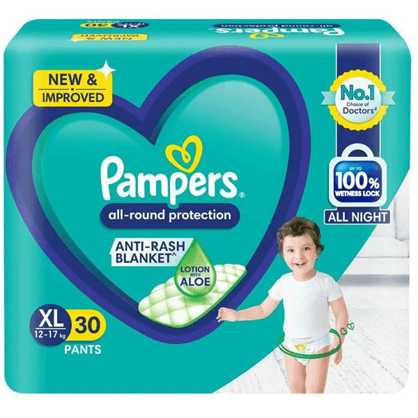 pampers all-round protection pants xl-30 (12-17 kg)