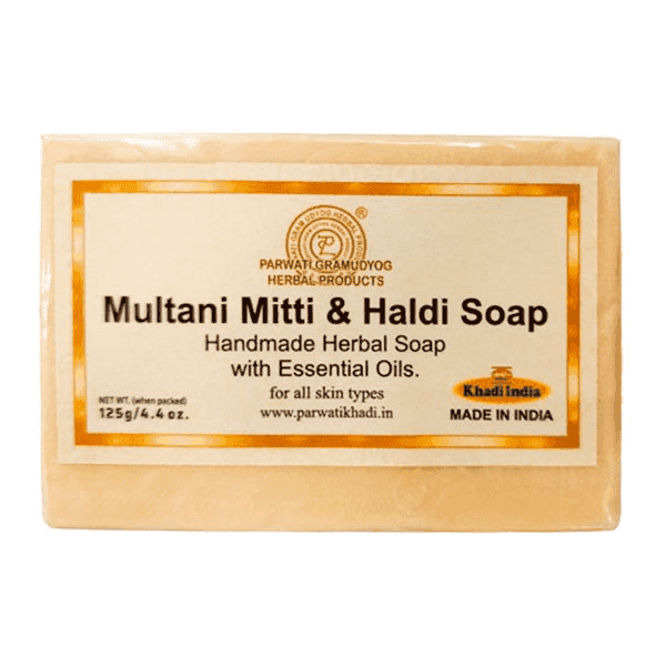 khadi multani mitti & haldi soap 125 gm