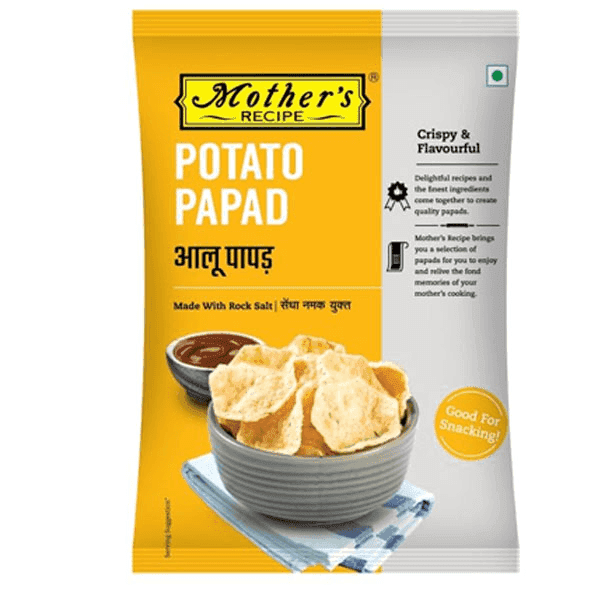 mother's recipe potato papad 70 gm