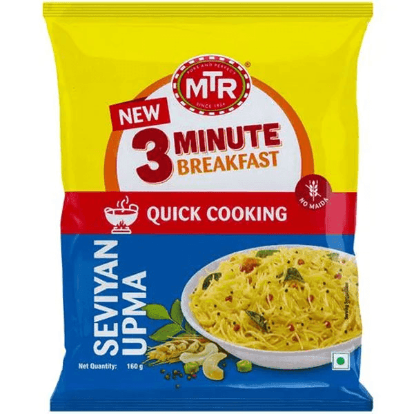mtr 3 minute breakfast quick cooking (seviyan upma) 60 gm