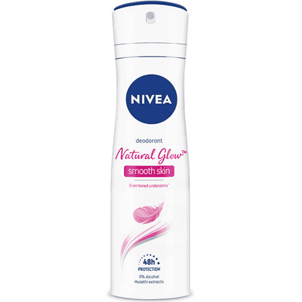 nivea natural glow smooth skin deodorant 150 ml