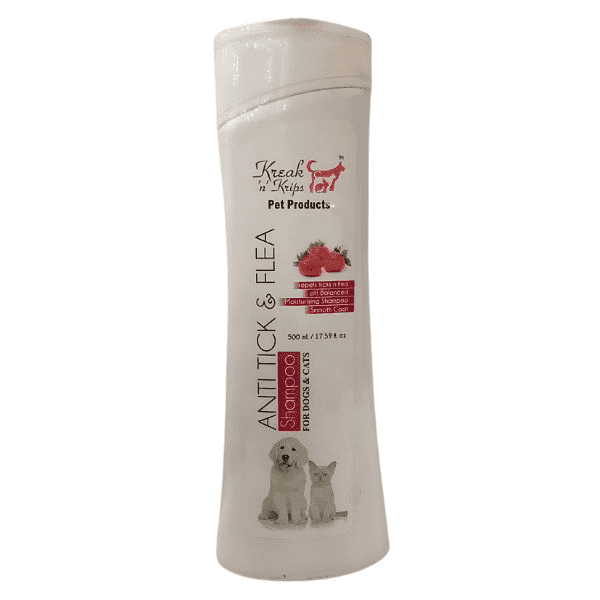 kreak 'n' krips anti tick & flea shampoo (dog & cat) 500 ml