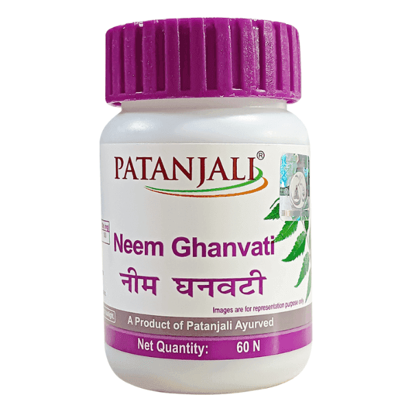 patanjali neem ghanvati 60 tablets