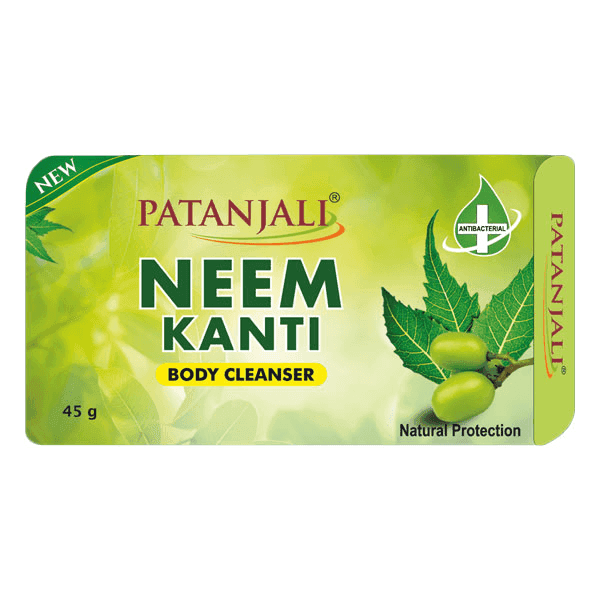 patanjali neem kanti body cleanser (soap) 450 gm