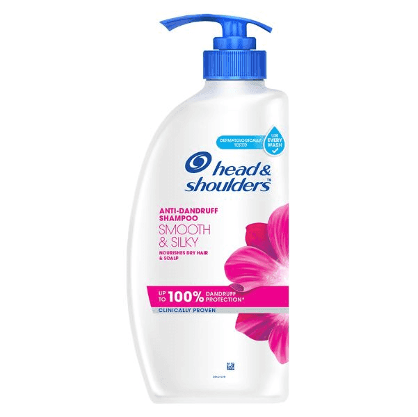 head & shoulders anti-dandruff smooth & silky shampoo 650 ml 
