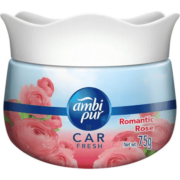 ambi pur romantic rose car fresh gel 75 gm