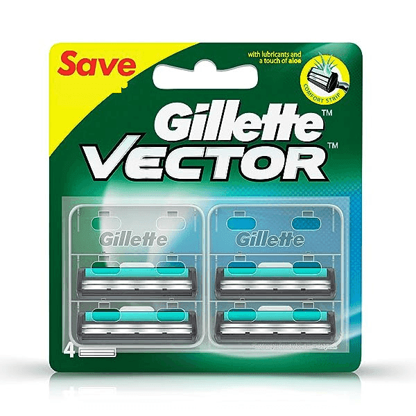 gillette vector+ 4 cartridges