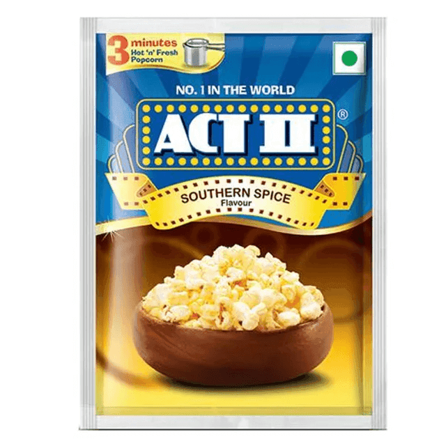 act 2 southern spice flavour popcorn 70 gm