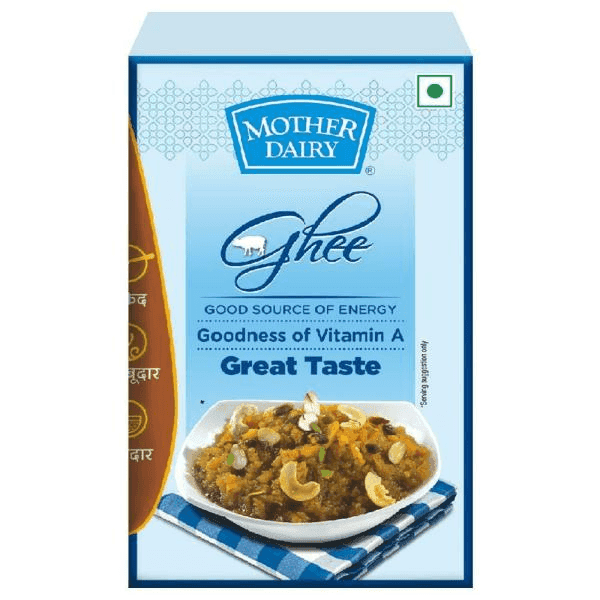 mother dairy ghee 1 ltr (tetra pack)