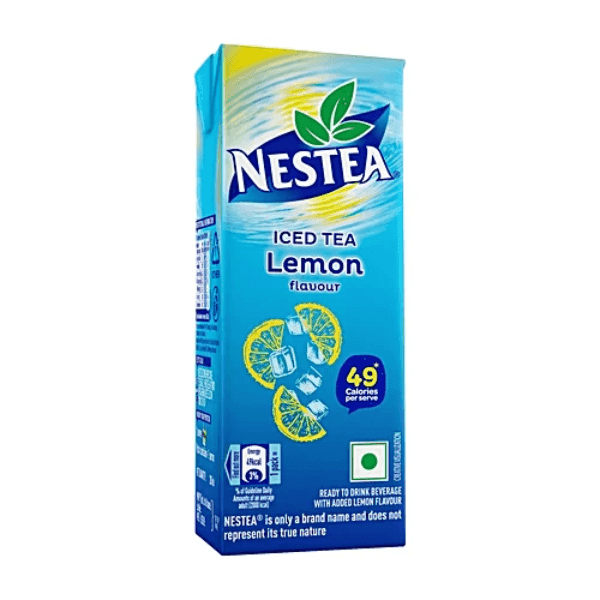 nestea lemon flavour iced tea drink 200 ml (tetra pack)