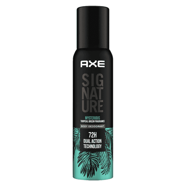 axe signature mysterious tropical green fragrance body deodorant 154 ml