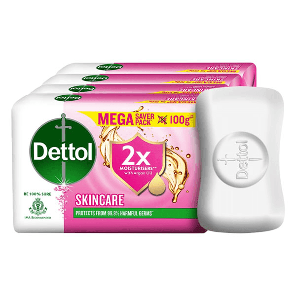 dettol skincare soap set 4*100 gm