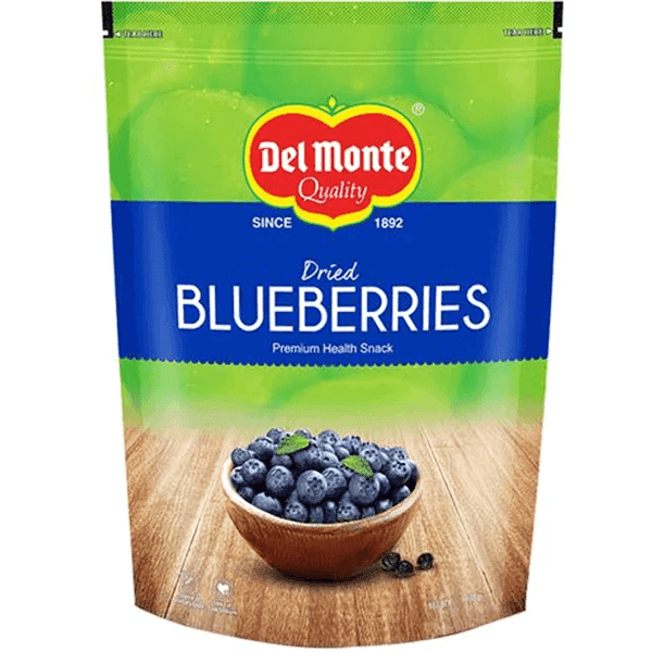 del monte dried blueberries 130 gm